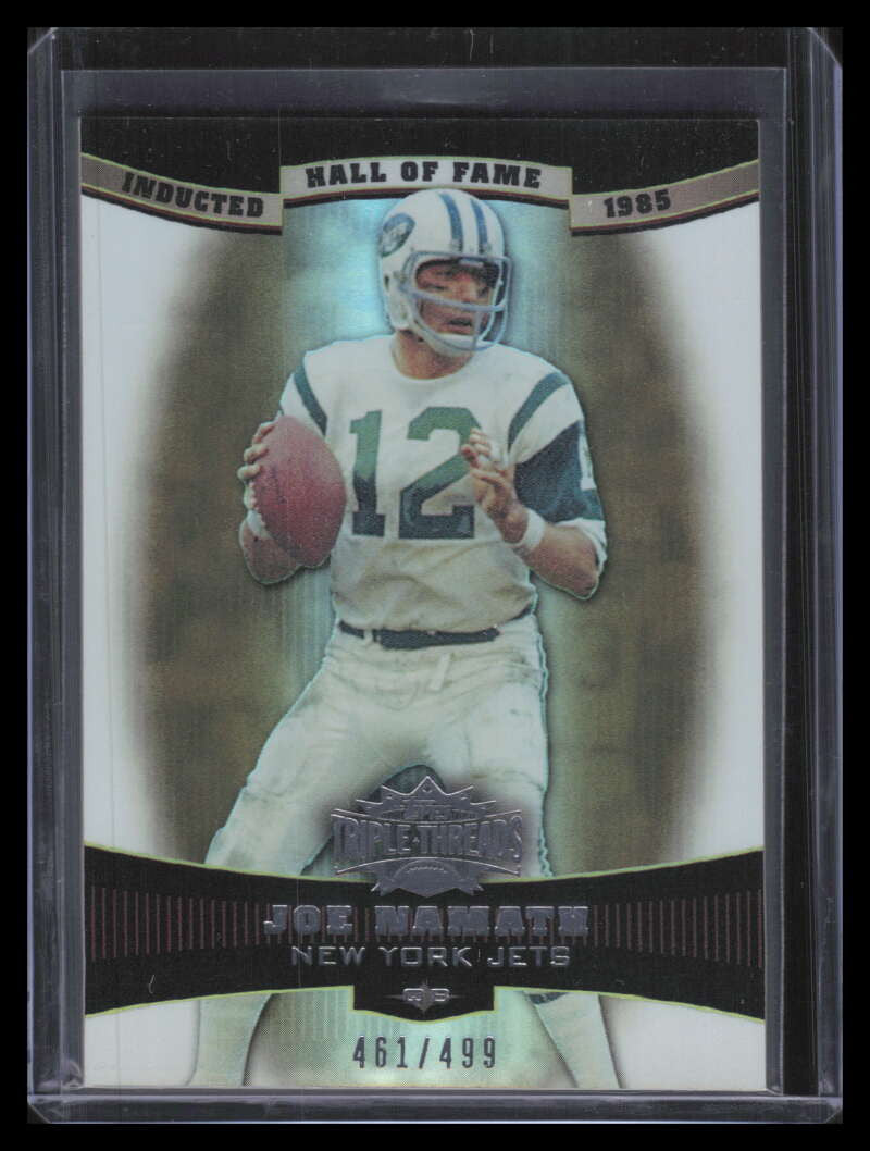 2006 Topps Triple Threads Sepia 34 Joe Namath 461/499