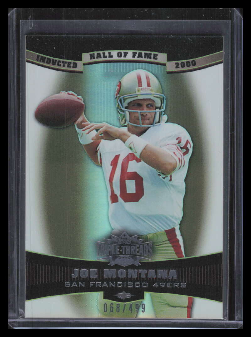 2006 Topps Triple Threads Sepia 38 Joe Montana 68/499
