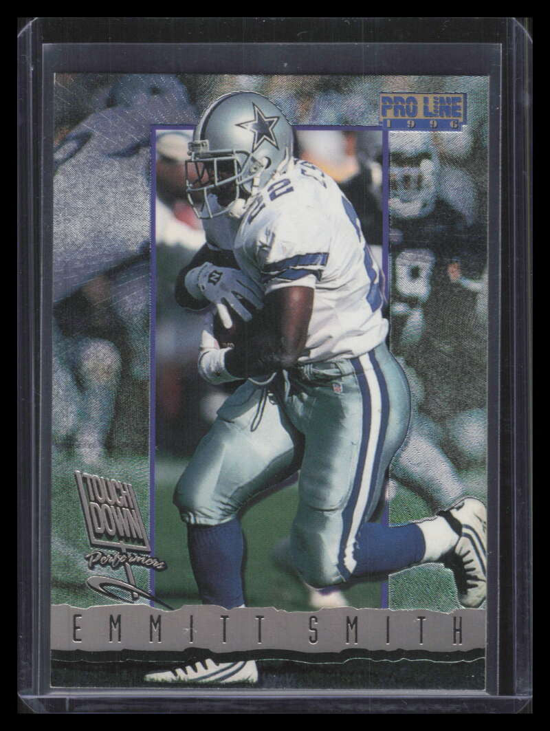 1996 Pro Line Touchdown Performers td4 Emmitt Smith