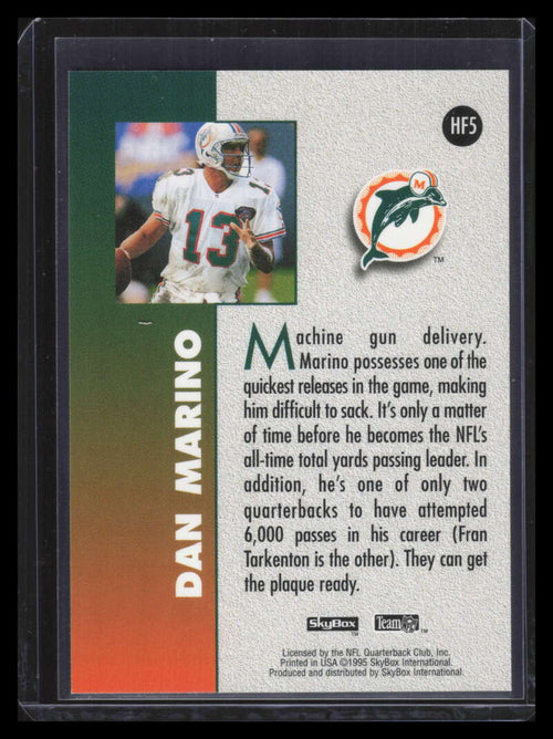 1995 SkyBox Impact Future Hall of Famers hf5 Dan Marino