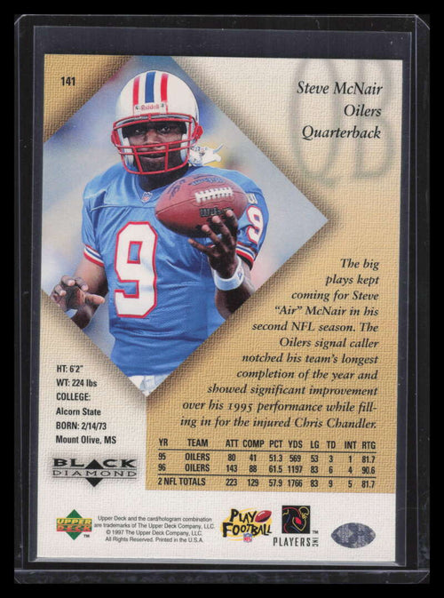 1997 Black Diamond Gold 141 Steve McNair