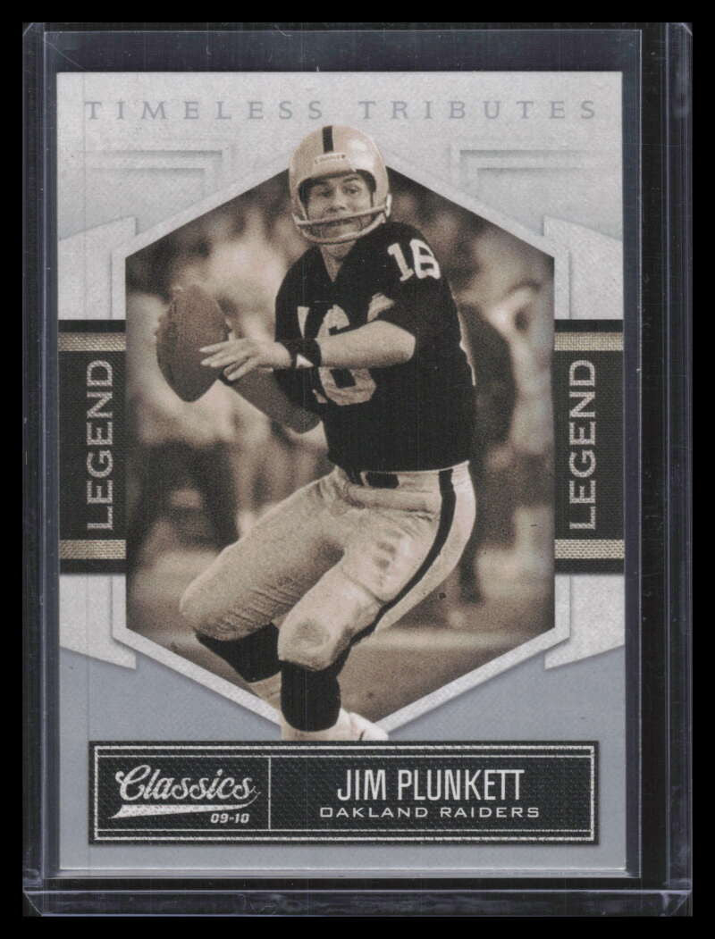 2010 Classics Timeless Tributes Silver 227 Jim Plunkett 21/100