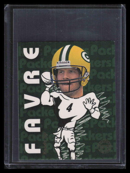 1997 Fleer Goudey Heads Up 8 Brett Favre