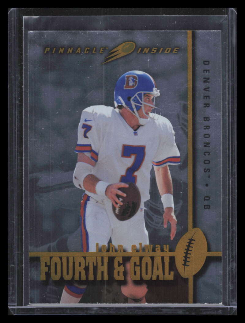 1997 Pinnacle Inside Fourth and Goal 9 John Elway 153635