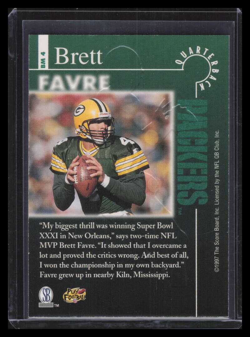 1997 Pro Line Board Members bm4 Brett Favre