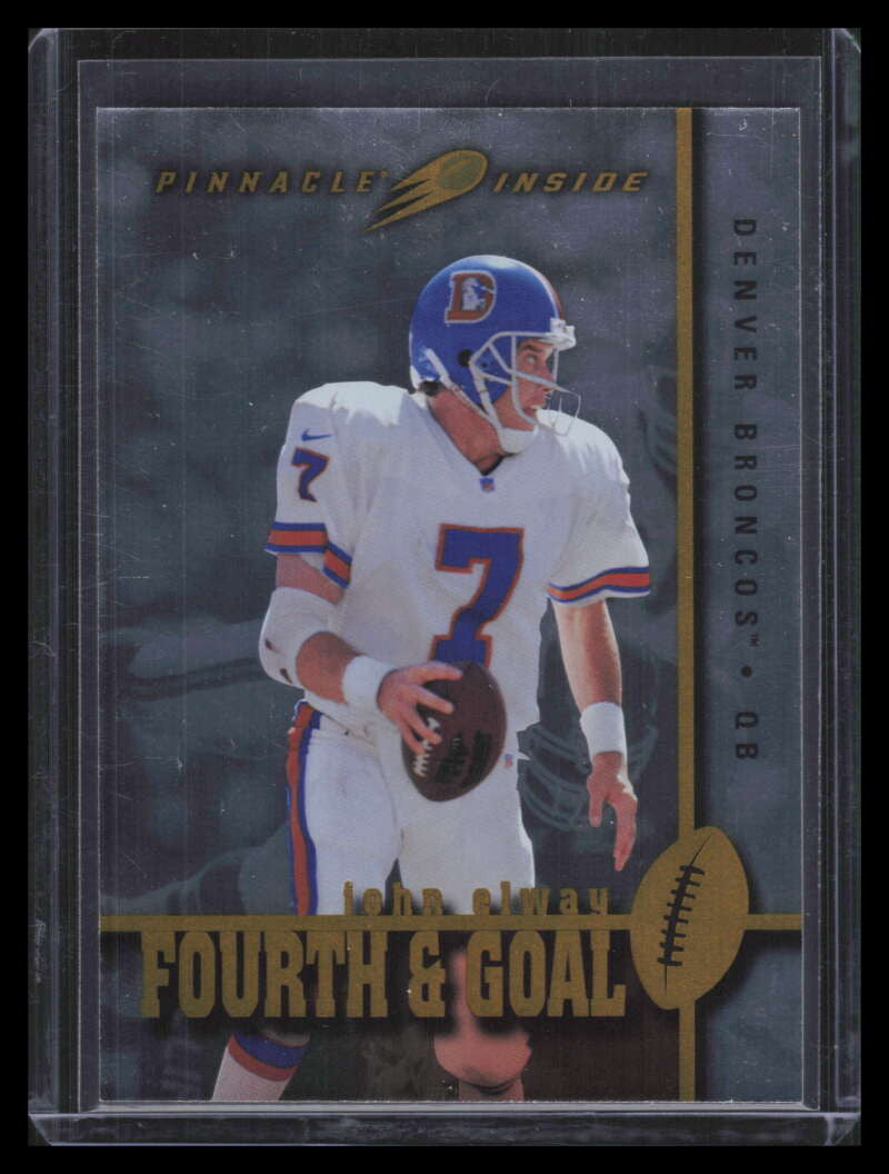 1997 Pinnacle Inside Fourth and Goal 9 John Elway 153664