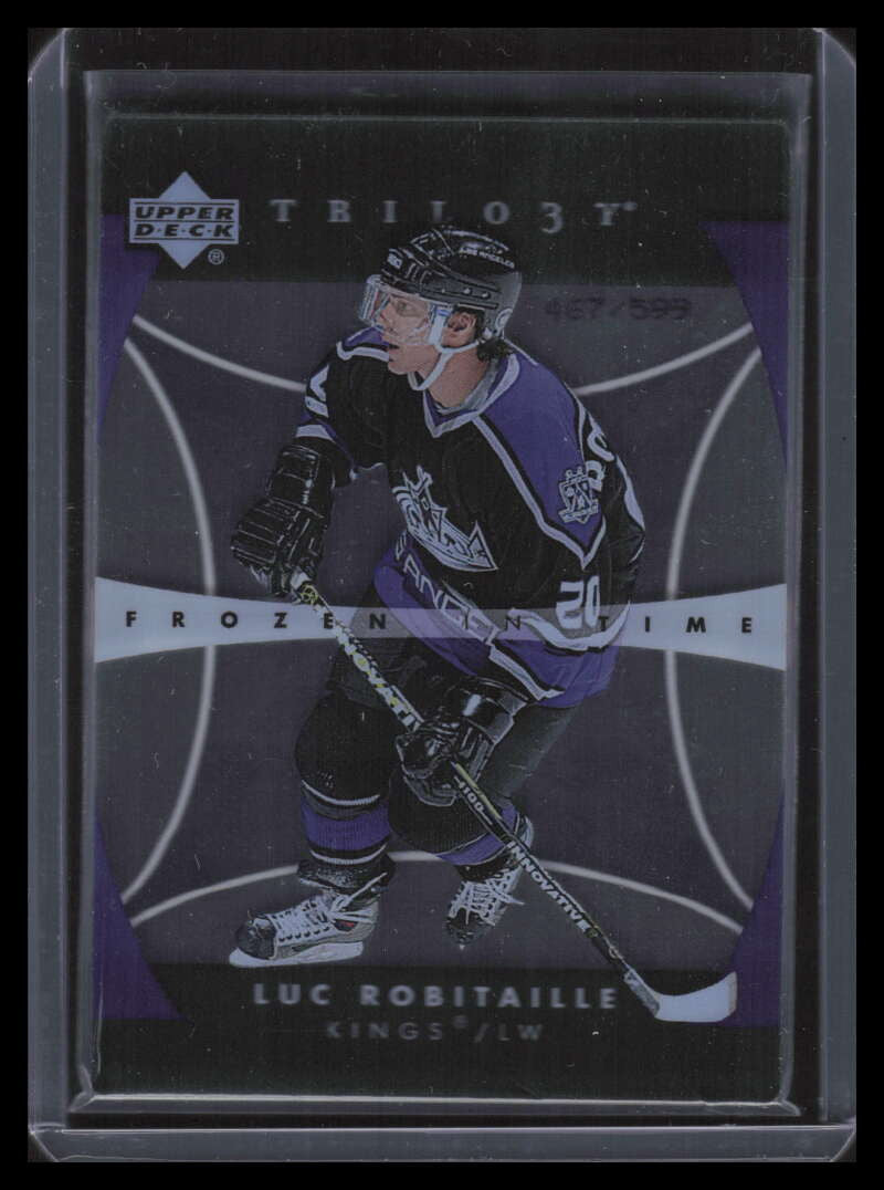 2005-06 Upper Deck Trilogy 141 Luc Robitaille FIT 467/599 Frozen in Time