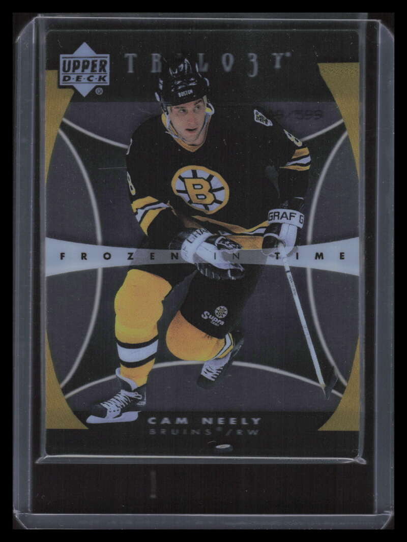 SOLD 178664 2005-06 Upper Deck Trilogy 156 Cam Neely FIT 449/599 Frozen in Time