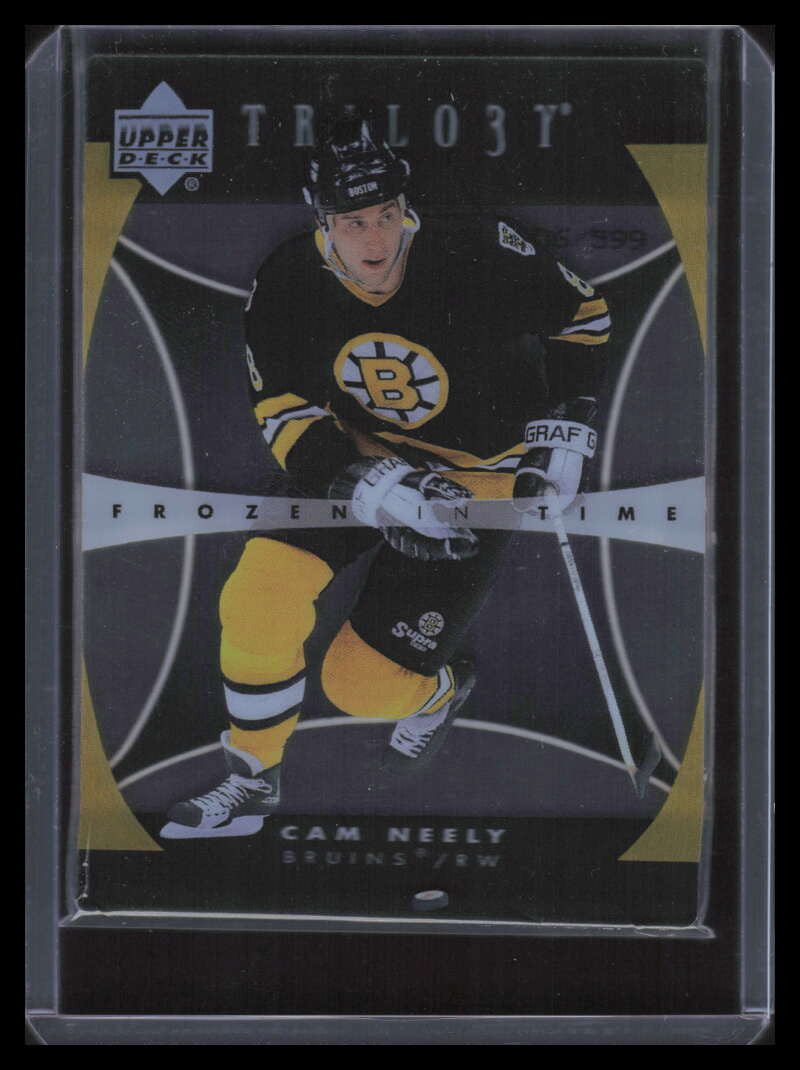 SOLD 178665 2005-06 Upper Deck Trilogy 156 Cam Neely FIT 6/599 Frozen in Time