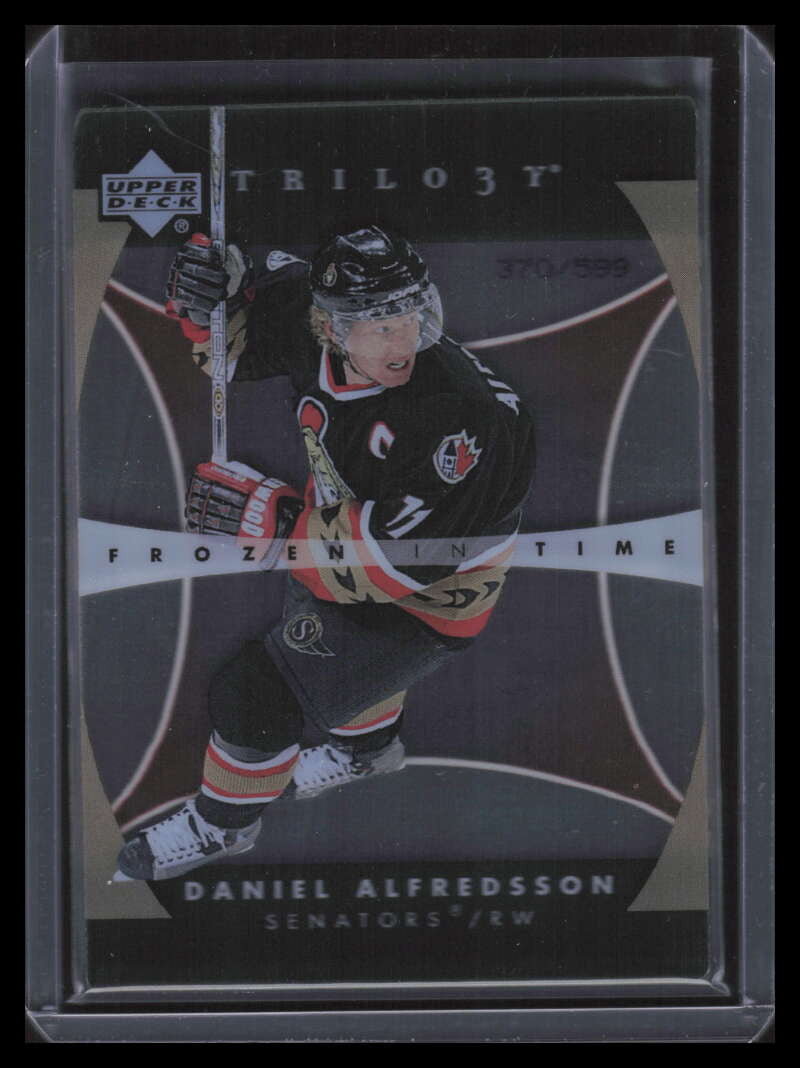 2005-06 Upper Deck Trilogy 146 Daniel Alfredsson FIT 370/599 Frozen in Time