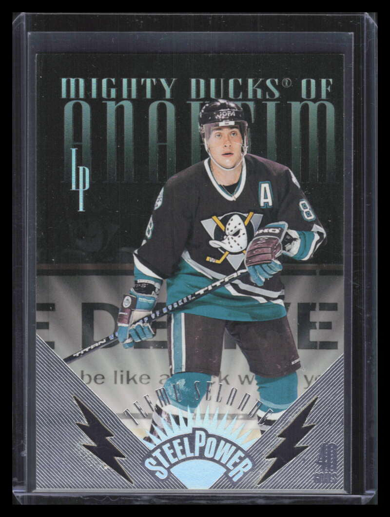 1996-97 Leaf Preferred Steel Power 10 Teemu Selanne 61/2500