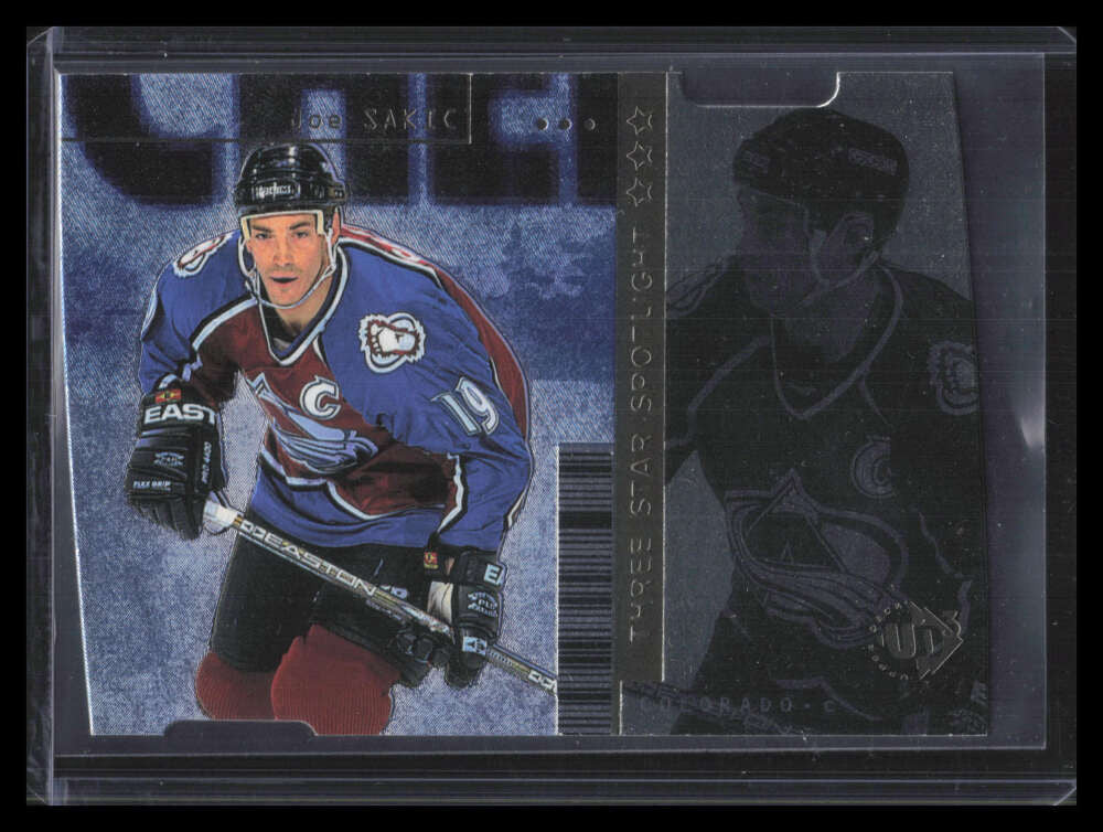 1998-99 UD3 Die-Cuts 119 Joe Sakic TSS 433/1000 Three Star Spotlight