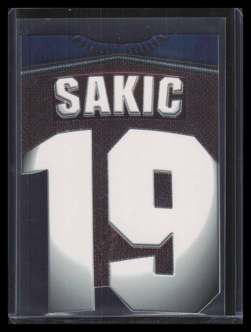 1997-98 Paramount Big Numbers Die-Cuts 7 Joe Sakic