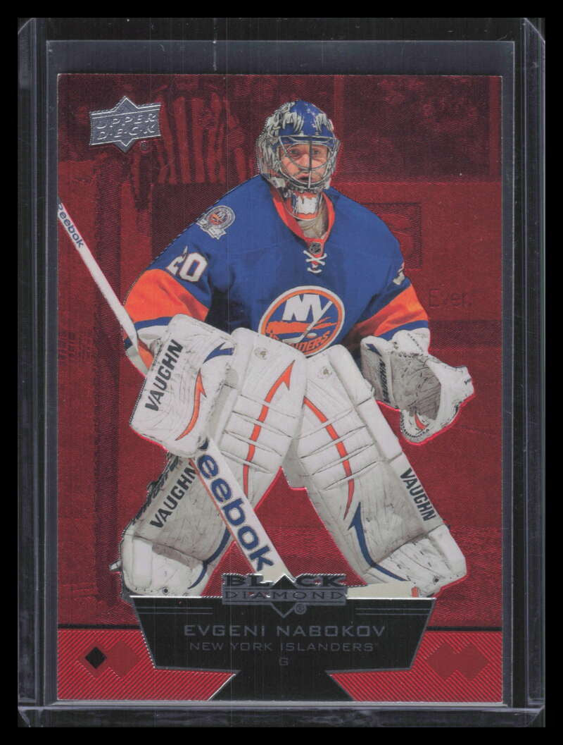 2012-13 Black Diamond Ruby 13 Evgeni Nabokov 14/100