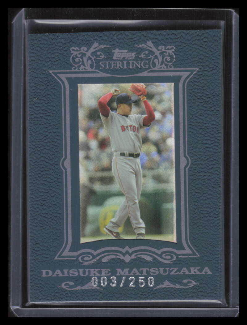 2007 Topps Sterling 248 Daisuke Matsuzaka Rookie 3/250