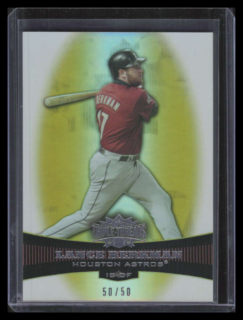 2006 Topps Triple Threads Gold 99 Lance Berkman 50/50