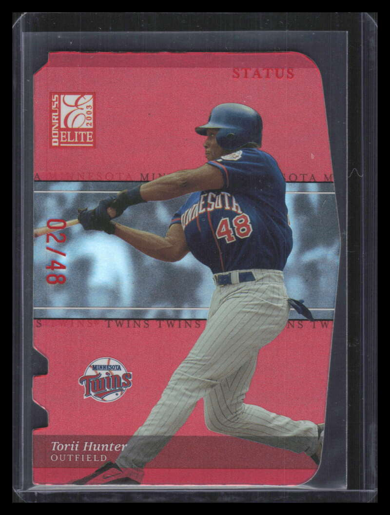 2003 Donruss Elite Status 42 Torii Hunter 2/48