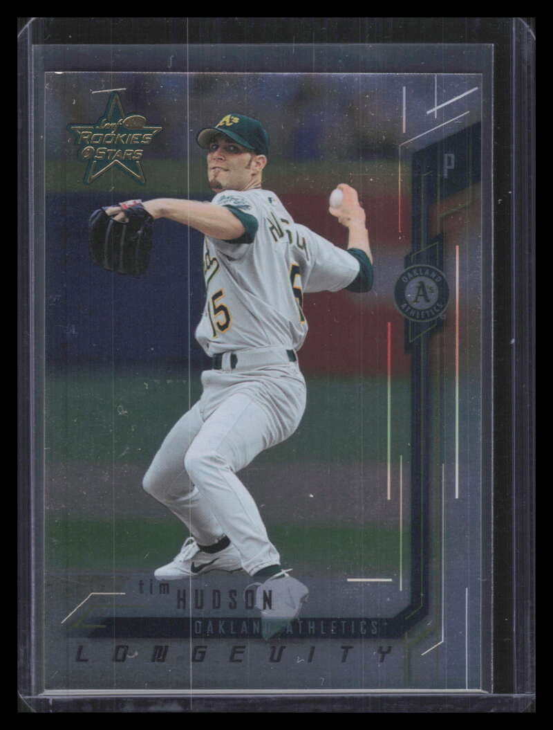 2001 Leaf Rookies and Stars Longevity 87 Tim Hudson 40/50
