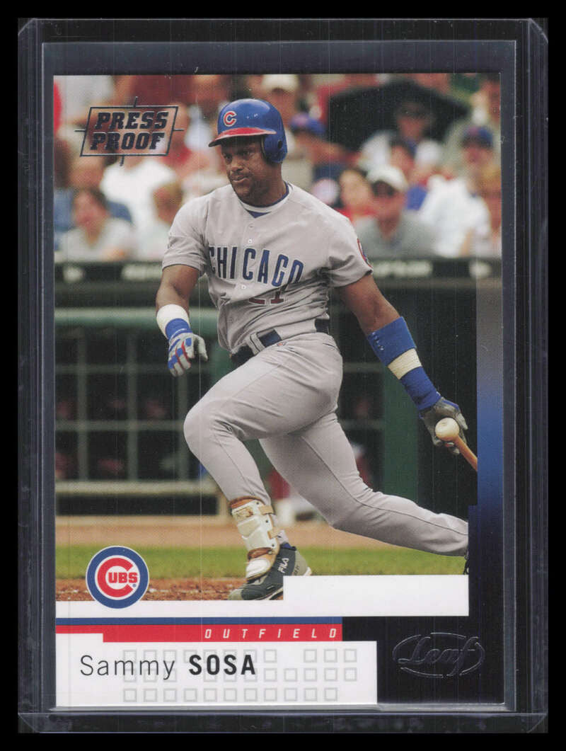 2004 Leaf Press Proofs Silver 119 Sammy Sosa 26/50