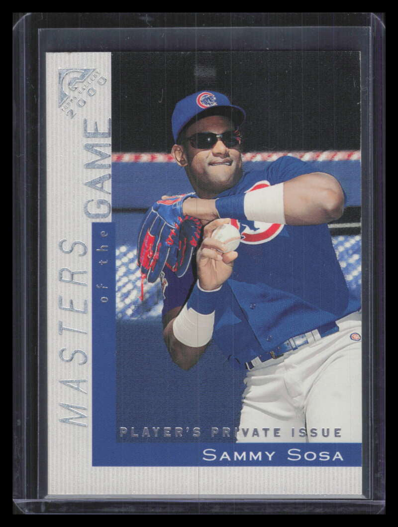 2000 Topps Gallery Player's Private Issue 102 Sammy Sosa MAS 57/250 Master Game