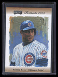 2003 Playoff Portraits Bronze 40 Sammy Sosa 97/100