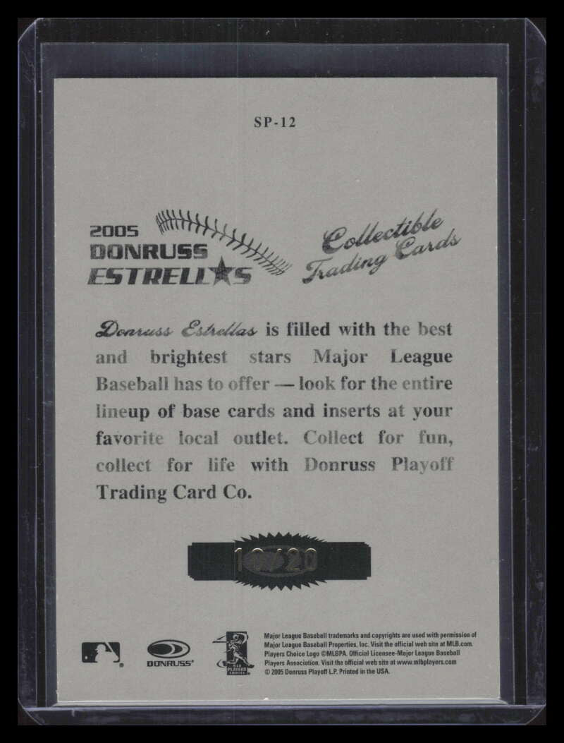 2005 Studio Portraits Estrellas Blue B/W 12 Alfonso Soriano 10/20