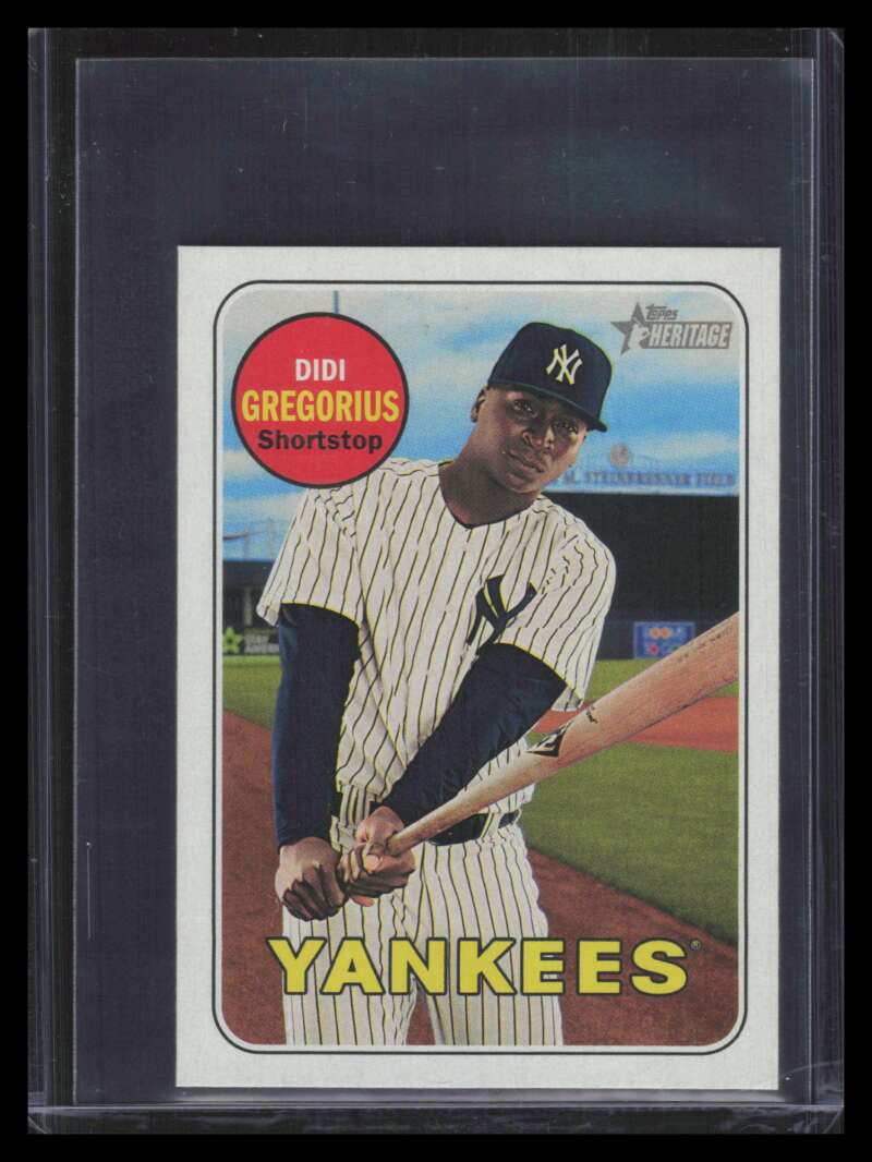 2018 Topps Heritage Mini 212 Didi Gregorius 62/100