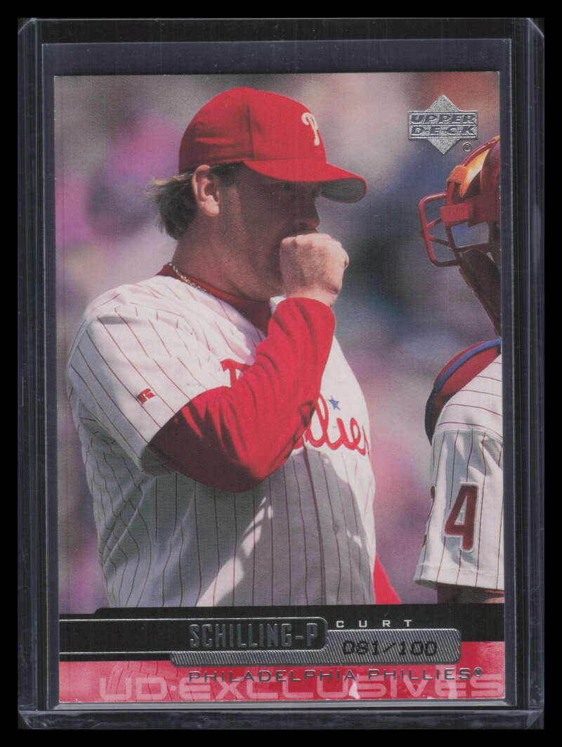 2000 Upper Deck Exclusives Silver 463 Curt Schilling 81/100