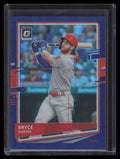 2020 Donruss Optic Pandora Blue Refractor 183 Bryce Harper 18/99