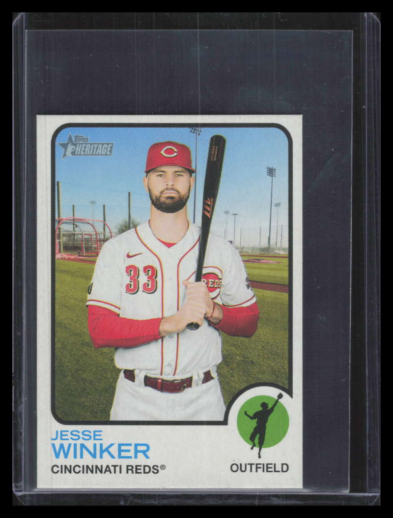 2022 Topps Heritage Mini 315 Jesse Winker 9/100