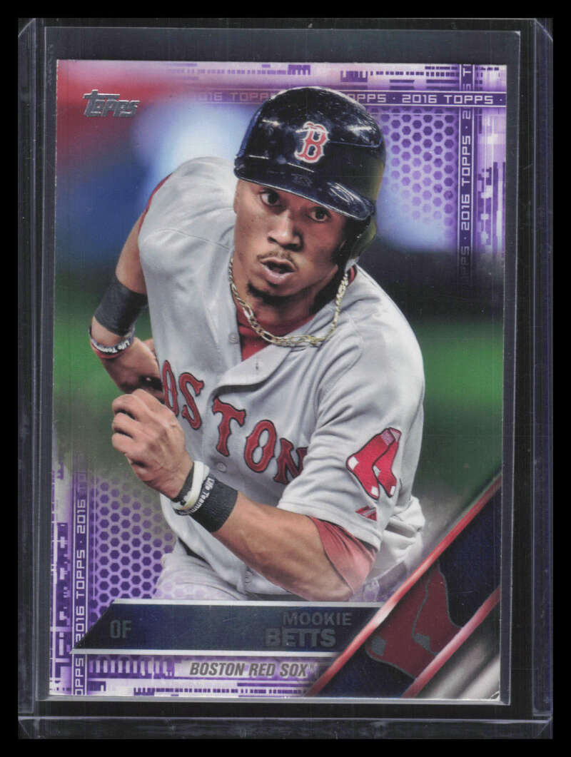 2016 Topps Toys R Us Purple 84 Mookie Betts
