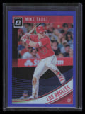 2018 Donruss Optic Blue Refractor 121 Mike Trout 109/149