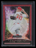 2020 Panini Titan Ruby Wave Refractor 9 Mike Trout 183/199