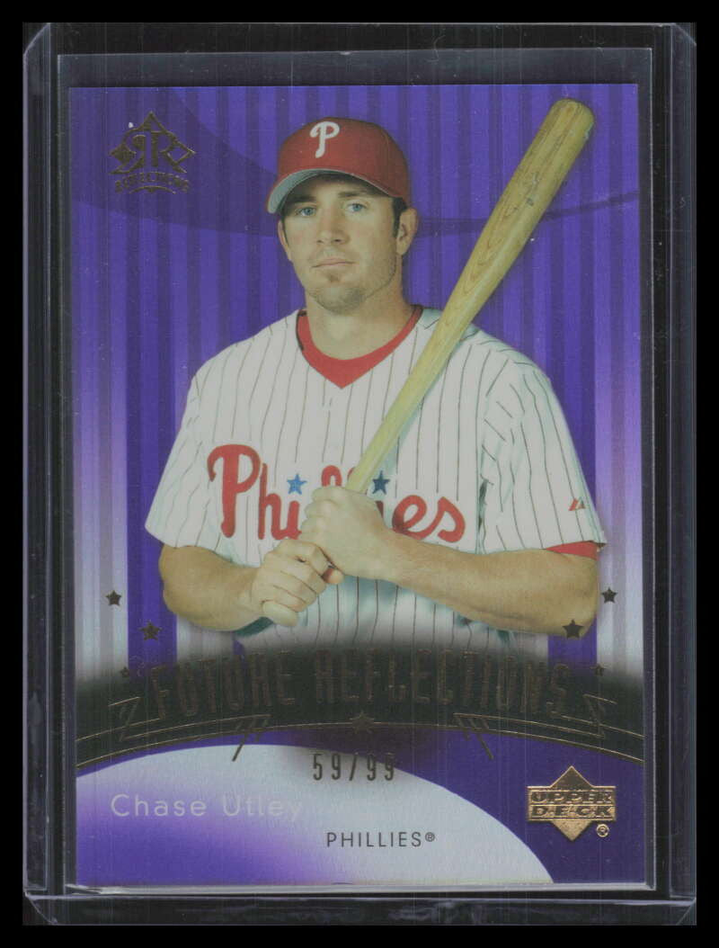 2005 Reflections Purple 143 Chase Utley FUT 59/99 Future Reflections