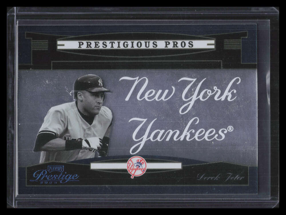 2005 Playoff Prestige Prestigious Pros Green pp2 Derek Jeter 182/350