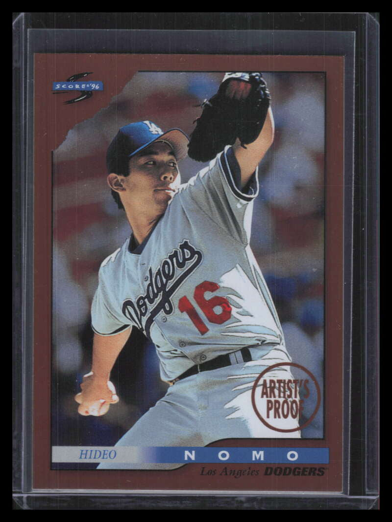 1996 Score Dugout Collection Artist's Proofs b45 Hideo Nomo 153868