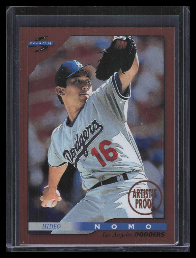 1996 Score Dugout Collection Artist's Proofs b45 Hideo Nomo 153869