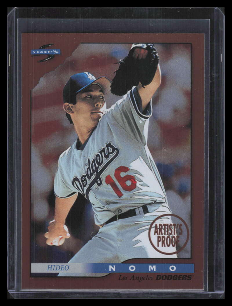 1996 Score Dugout Collection Artist's Proofs b45 Hideo Nomo 153870