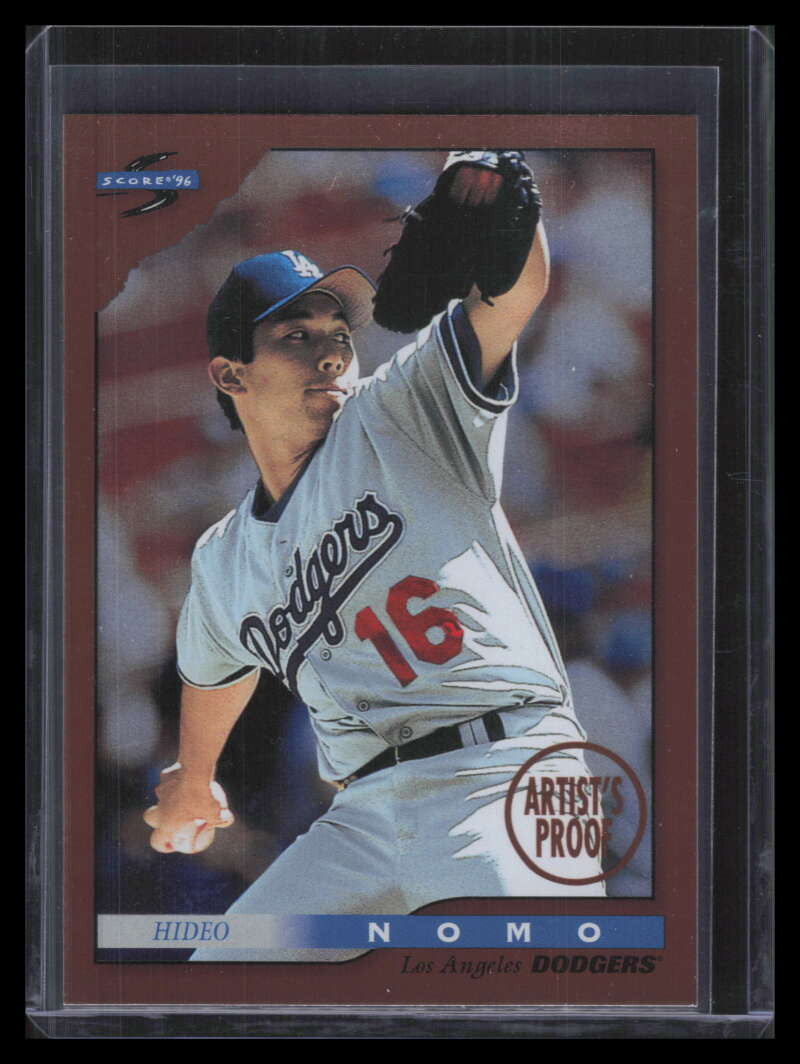 1996 Score Dugout Collection Artist's Proofs b45 Hideo Nomo 153871
