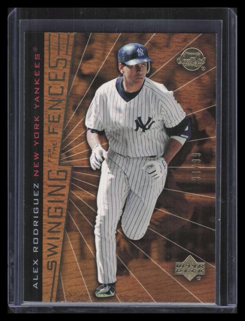 SOLD 178834 2004 Sweet Spot Limited 173 Alex Rodriguez SF 94/99 Swinging for the Fences