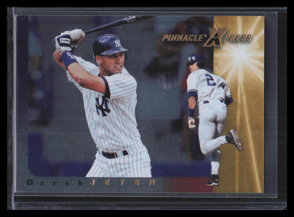 1997 Pinnacle X-Press Men of Summer 32 Derek Jeter