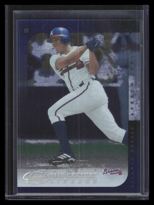 2002 Leaf Lineage Century 55 Andruw Jones 00 91/100
