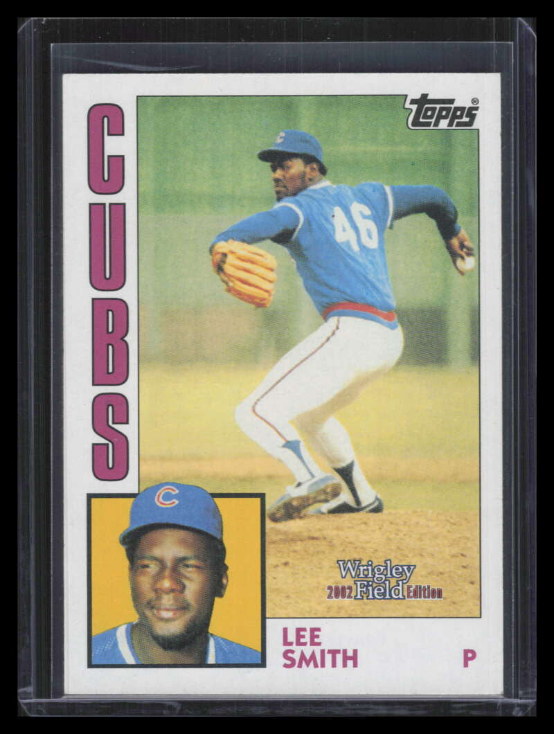 2002 Cubs Topps Best Moments 11 Lee Smith 1984 Topps September 28th 14553/20000