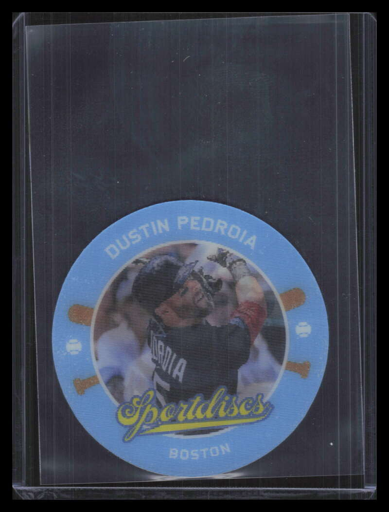 2013 Hometown Heroes Sport Discs Black 25 Dustin Pedroia