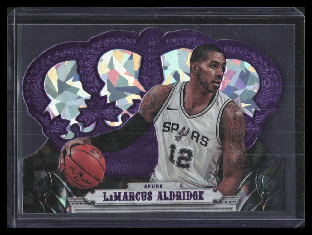 2017-18 Crown Royale Crystal Purple 164 LaMarcus Aldridge 23/25
