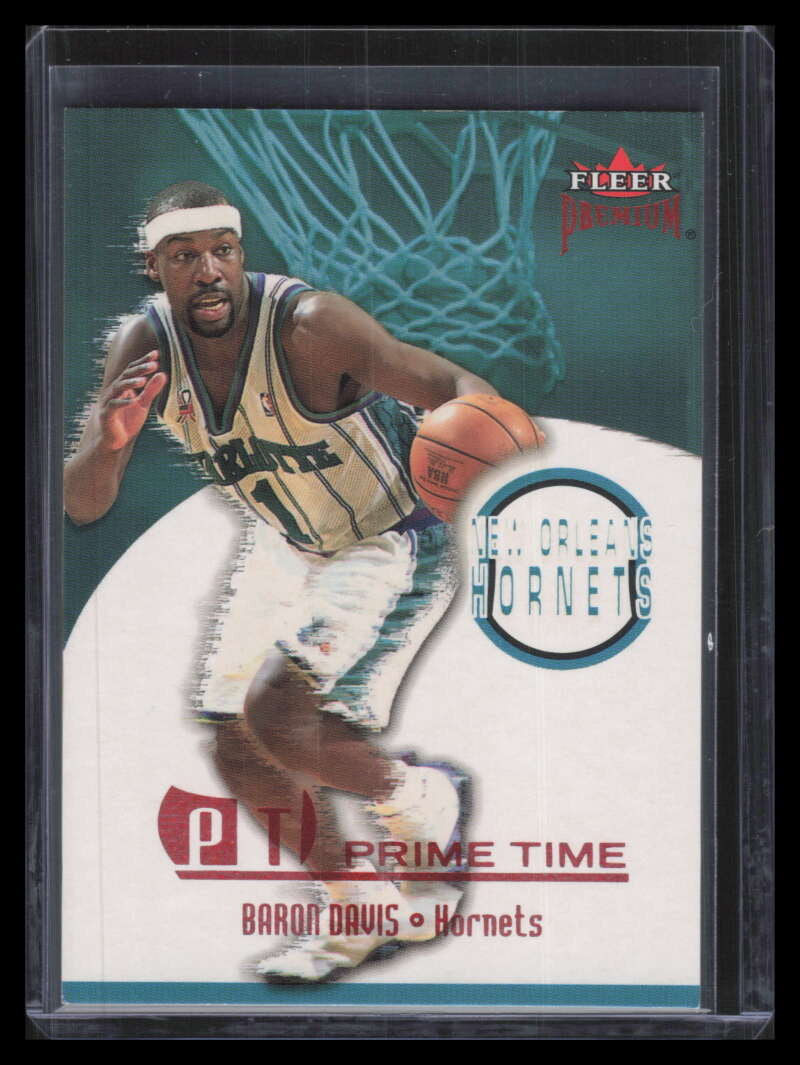 2002-03 Fleer Premium Prime Time Ruby 10 Baron Davis 34/100