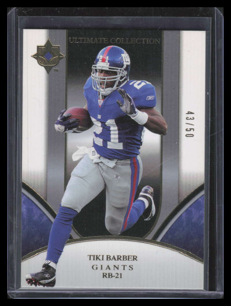 2006 Ultimate Collection Gold 127 Tiki Barber 43/50