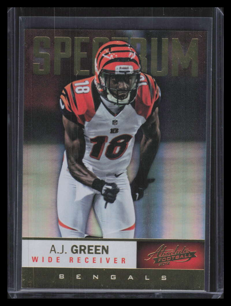 2012 Absolute Spectrum Gold 9 A. J. Green 9/25