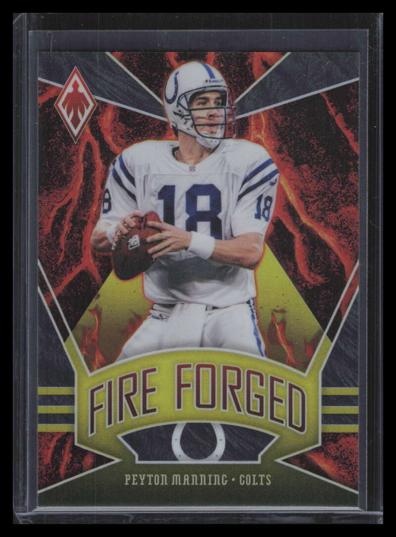 2020 Panini Phoenix Fire Forged Yellow 4 Peyton Manning 70/75