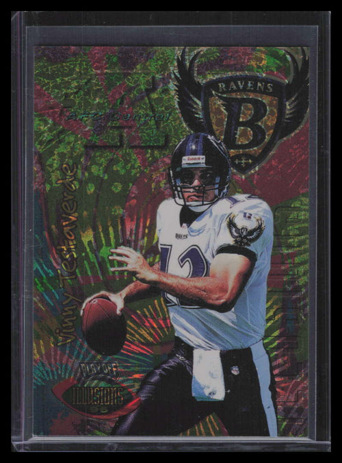 1996 Playoff Illusions Spectralusion Dominion 95 Vinny Testaverde